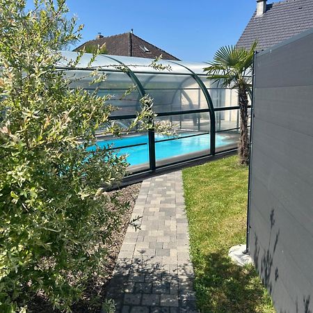 Gite Spa Sauna Piscine Aubin-Saint-Vaast Exterior photo